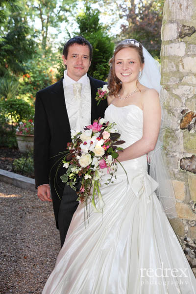 Bride and Groom at Grange Country House, Middlesex