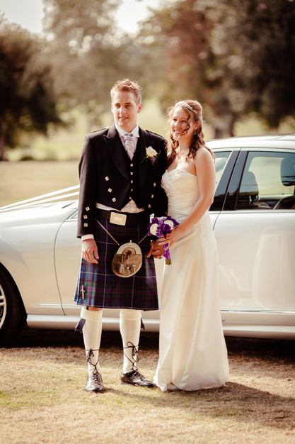 Emma & Daniel's Wedding with Car