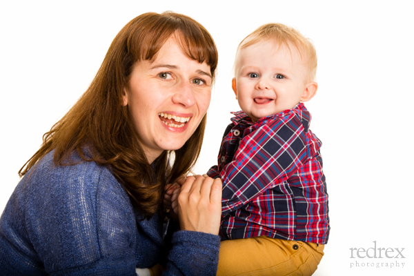 Toddler plastic balls studio shoot