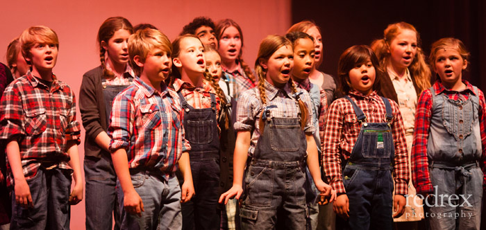 Whistle Down the Wind dress rehearsal