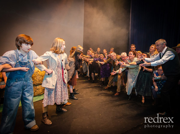 Children, Whistle Down the Wind dress rehearsal