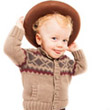 Toddler with Cowboy Hat